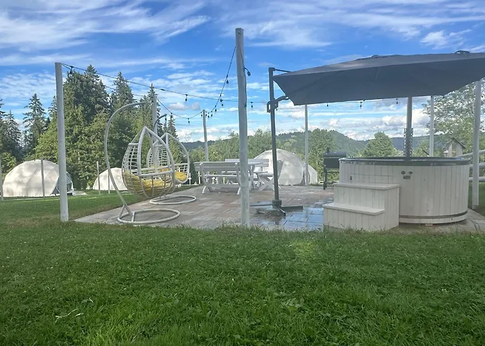 Mountain Glamp & Goraca Balia - Juz Od 13 Czerwca Kazdy Glamp Dostepny Z Jacuzzi Na Wylacznosc