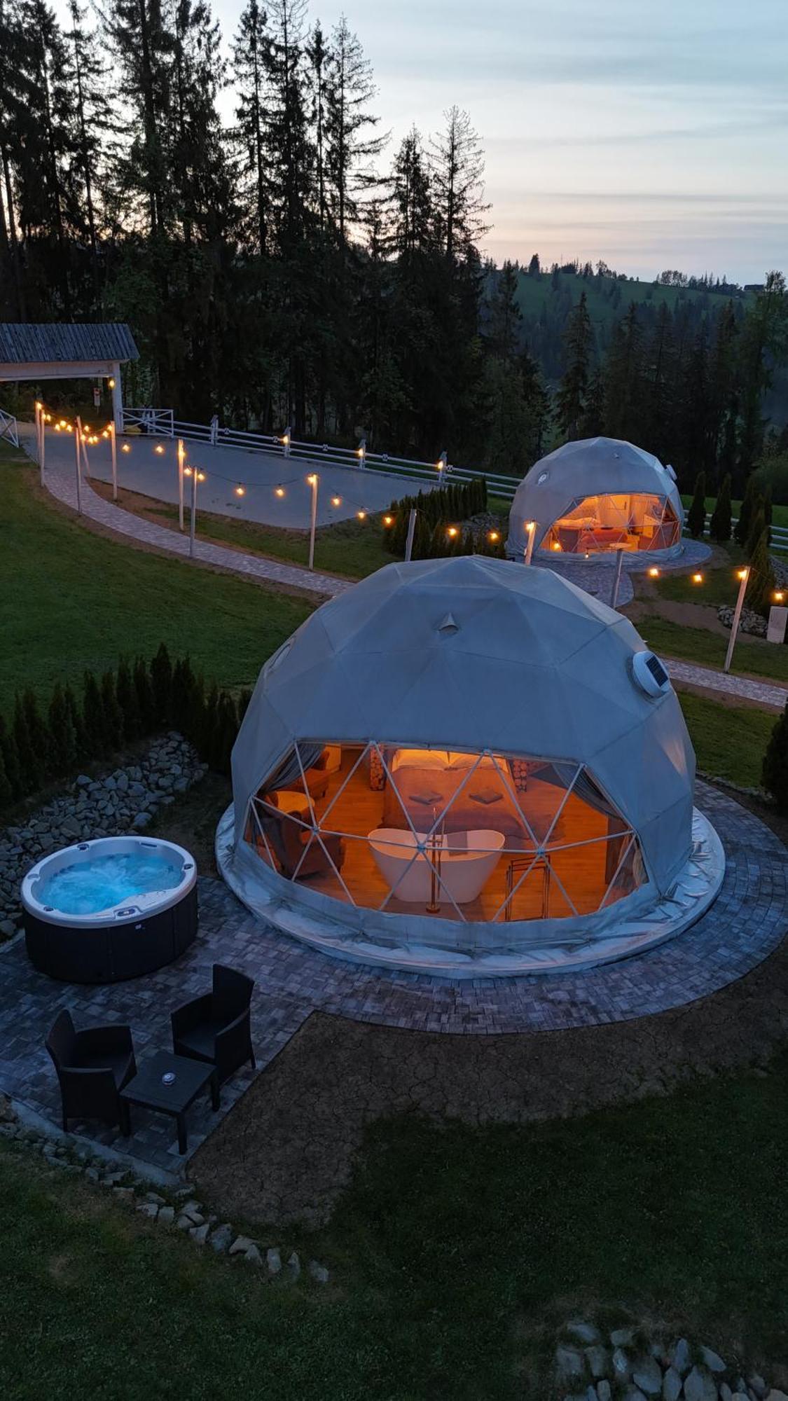 Luxury tent Mountain Glamp & Jacuzzi *