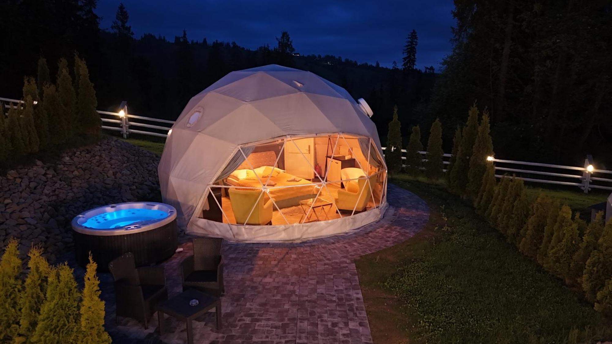 Mountain Glamp & Jacuzzi Luxury tent Zakopane