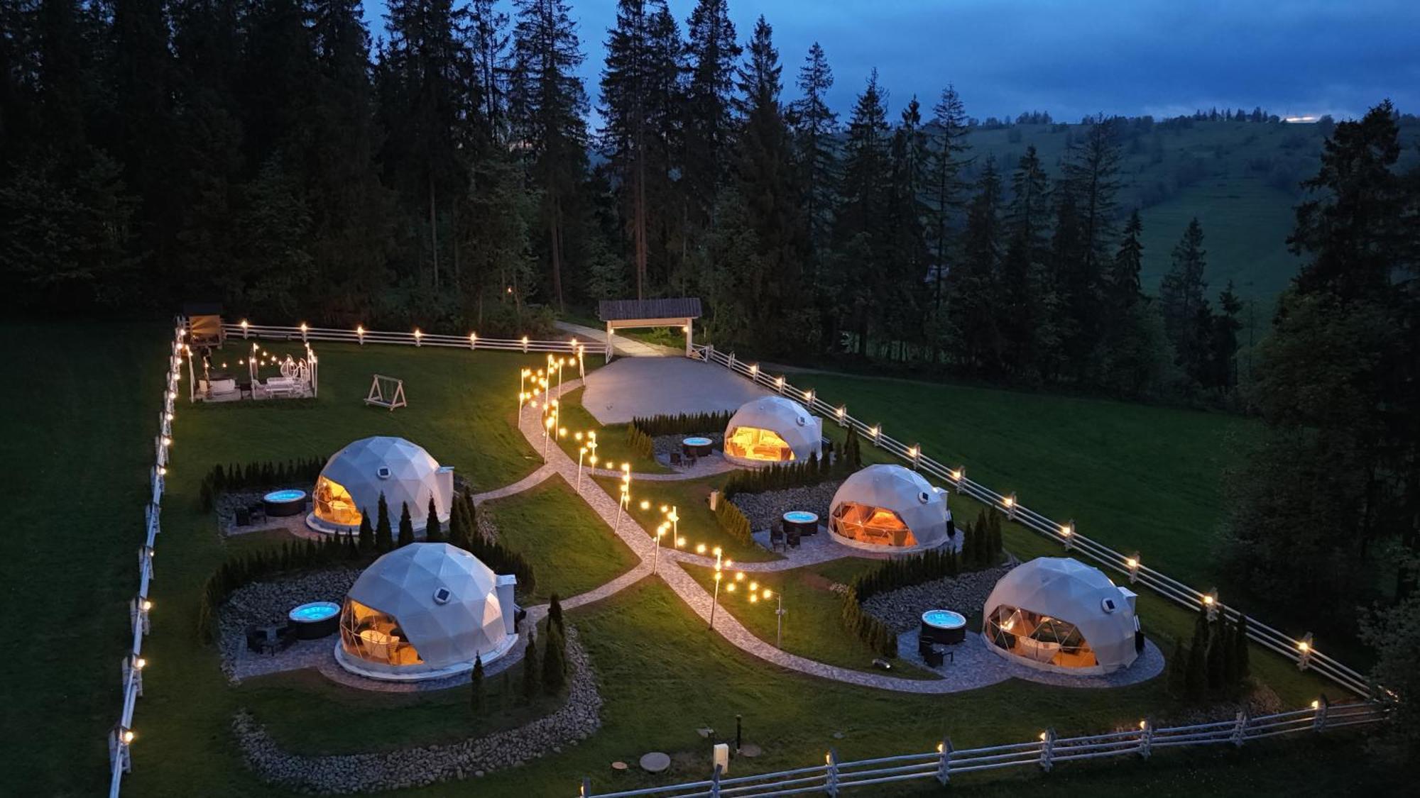 Mountain Glamp & Jacuzzi Luxury tent